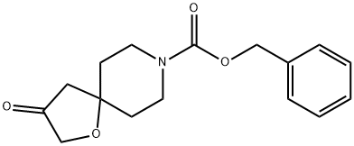 benzyl 3-oxo-1-oxa-8-azaspiro[4.5]decane-8-carboxylate Struktur