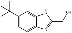 2-(Hydroxymethyl)-5-(tert-butyl)benzimidazole Struktur