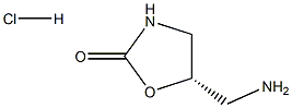 (5S)-5-(aminomethyl)-1,3-oxazolidin-2-one hydrochloride Struktur