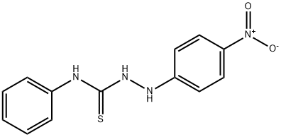 2-(4-nitrophenyl)-N-phenylhydrazine-1-carbothioamide Struktur