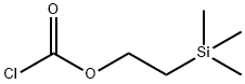 (2-[(CHLOROCARBONYL)OXY]ETHYL)TRIMETHYLSILANE Structure