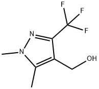 (1,5-Dimethyl-3-trifluoromethyl-1H-pyrazol-4-yl)-methanol Struktur