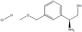 (S)-2-Amino-2-(3-(methoxymethyl)phenyl)ethanol hydrochloride Struktur