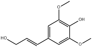 Phenol,4-[(1E)-3-hydroxy-1-propenyl]-2,6-dimethoxy- Struktur