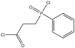 Propanoyl chloride, 3-(chlorophenylphosphinyl)-