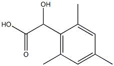 Benzeneacetic acid, a-hydroxy-2,4,6-trimethyl- Struktur