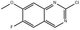 2-chloro-6-fluoro-7-methoxyquinazoline Struktur