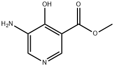 5-Amino-4-hydroxy-nicotinic acid methyl ester Struktur