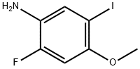 2-Fluoro-5-iodo-4-methoxy-phenylamine Struktur