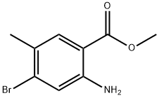 2-Amino-4-bromo-5-methyl-benzoic acid methyl ester Struktur