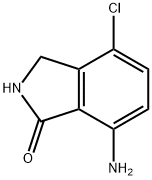 7-amino-4-chloroisoindolin-1-one Struktur