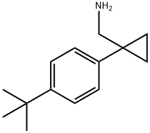 [1-(4-tert-butylphenyl)cyclopropyl]methanamine Struktur