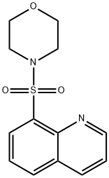 4-(quinolin-8-ylsulfonyl)morpholine Struktur