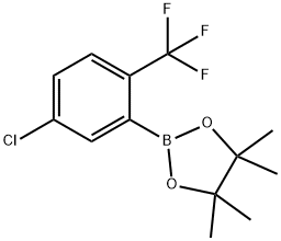 5-Chloro-2-(trifluoromethyl)phenylboronic acid pinacol ester Struktur