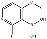 2-Fluoro-4-methoxypyridine-3-boronic acid Struktur