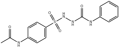 2-{[4-(acetylamino)phenyl]sulfonyl}-N-phenylhydrazinecarboxamide Struktur