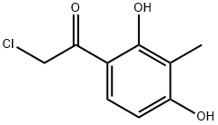 Ethanone,2-chloro-1-(2,4-dihydroxy-3-methylphenyl)- Struktur