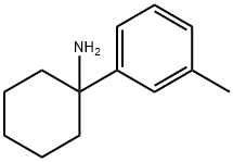 1-(3-methylphenyl)cyclohexan-1-amine Struktur