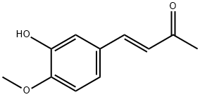 4-(3-hydroxy-4-methoxyphenyl)-3-buten-2-one Struktur