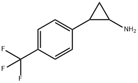 2-(4-Trifluoromethyl-phenyl)-cyclopropylamine Struktur