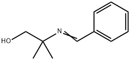 1-Propanol,2-methyl-2-[(phenylmethylene)amino]- Struktur