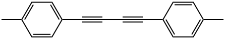 Benzene, 1,1'-(1,3-butadiyne-1,4-diyl)bis[4-methyl- Struktur