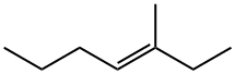 3-Heptene, 3-methyl-, (3E)- Struktur