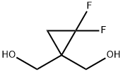 (2,2-Difluoro-1-hydroxymethyl-cyclopropyl)-methanol Struktur