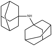 N-(1-adamantyl)adamantan-1-amine Struktur