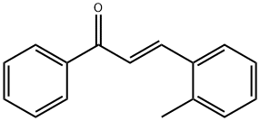 (2E)-3-(2-methylphenyl)-1-phenylprop-2-en-1-one Struktur