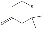 4H-Thiopyran-4-one,tetrahydro-2,2-dimethyl- Struktur