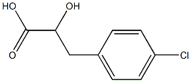 3-(4-Chlorophenyl)-2-hydroxypropionic Acid Struktur