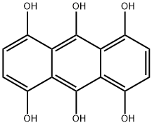 1,4,5,8,9,10-Anthracenehexol Struktur