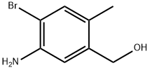 (5-Amino-4-bromo-2-methyl-phenyl)-methanol Struktur