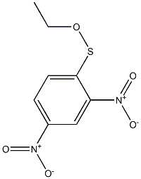 Benzenesulfenic acid,2,4-dinitro-, ethyl ester Struktur