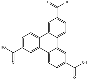 triphenylene-2,6,10-tricarboxylic acid Struktur