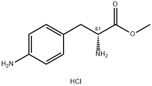 (R)-METHYL 2-AMINO-3-(4-AMINOPHENYL)PROPANOATE DIHYDROCHLORIDE Struktur