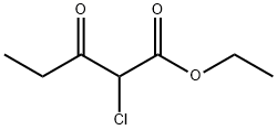 Pentanoic acid, 2-chloro-3-oxo-, ethyl ester Struktur