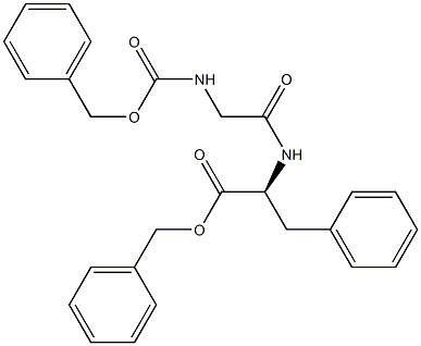 L-Phenylalanine,N-[(phenylmethoxy)carbonyl]glycyl-, phenylmethyl ester (9CI) Struktur