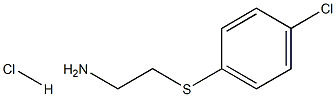 2-[(4-Chlorophenyl)thio]ethanamine Hydrochloride Struktur