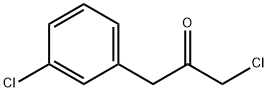 1-chloro-3-(3-chlorophenyl)propan-2-one Struktur