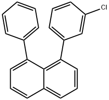 1-(3-chlorophenyl)-8-phenyl-Naphthalene Struktur