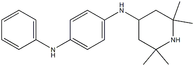 1,4-Benzenediamine,N1-phenyl-N4-(2,2,6,6-tetramethyl-4-piperidinyl)- Struktur