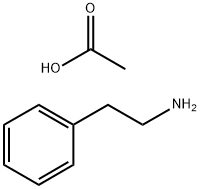 Benzeneethanamine, acetate Struktur