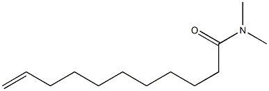 10-Undecenamide,N,N-dimethyl- Struktur