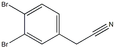 2-(3,4-Dibromophenyl)acetonitrile Struktur