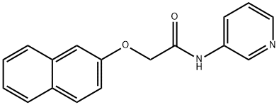 Acetamide,2-(2-naphthalenyloxy)-N-3-pyridinyl- Struktur