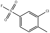 Benzenesulfonylfluoride, 3-chloro-4-methyl- Struktur