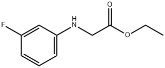 Glycine,N-(3-fluorophenyl)-, ethyl ester Struktur