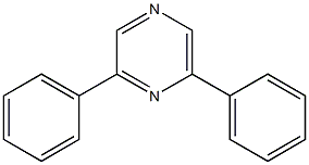 Pyrazine, 2,6-diphenyl- Struktur